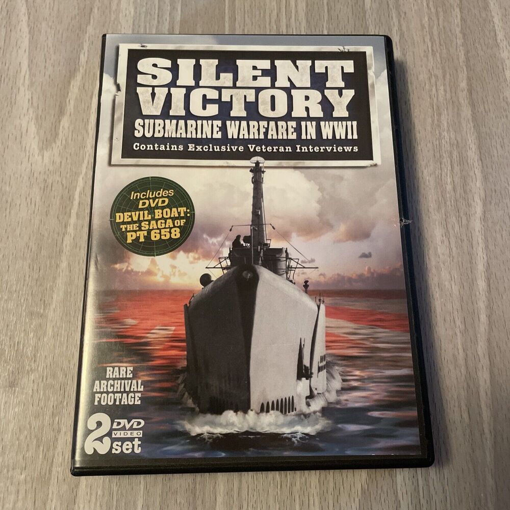 Silent Victory Submarine Warfare in WWII Archival Footage Interviews 2 DVD Set